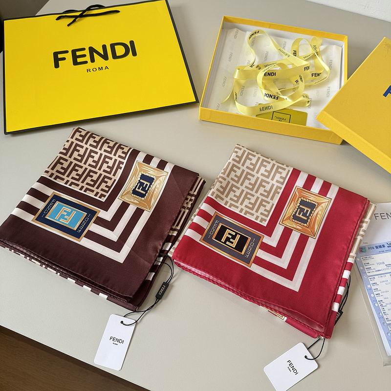 Fendi silk scarf 90X90cm hm0803